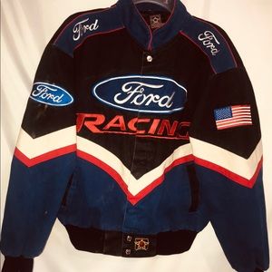 Ford Racing Jacket NASCAR by dh Designs Men’s sz M